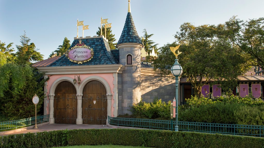 Princess Pavilion entrance in Fantasyland at Disneyland Paris